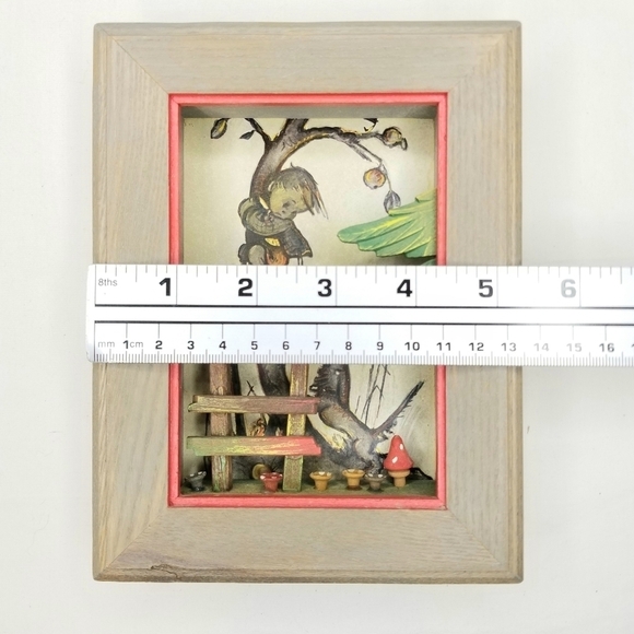 2 Vintage 3D Print Wooden Box Frames, Kid's and Baby's Room Decor - Picture 9 of 10